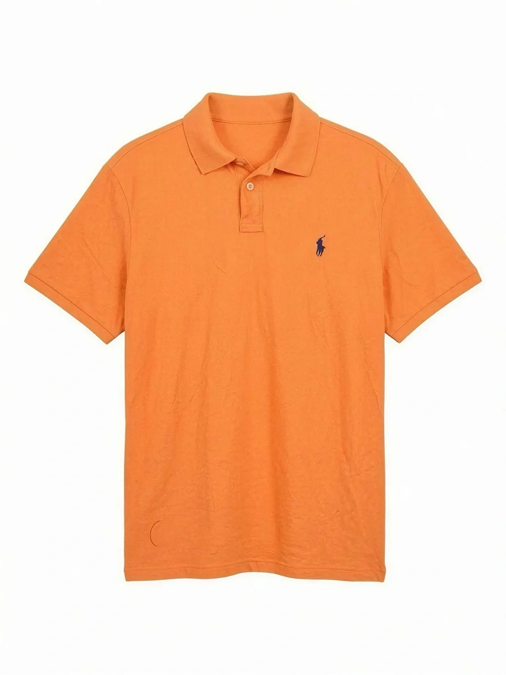 Ralph Lauren Orange Polo with Navy Pony